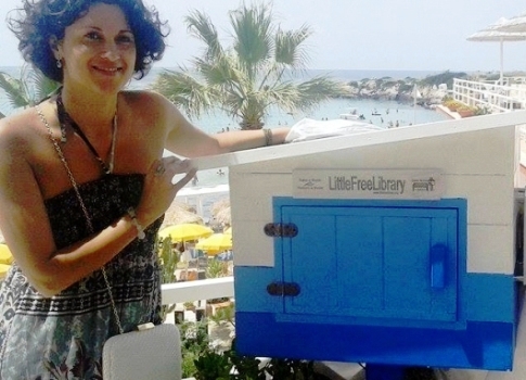 Paola Bisconti librerie in spiaggia
