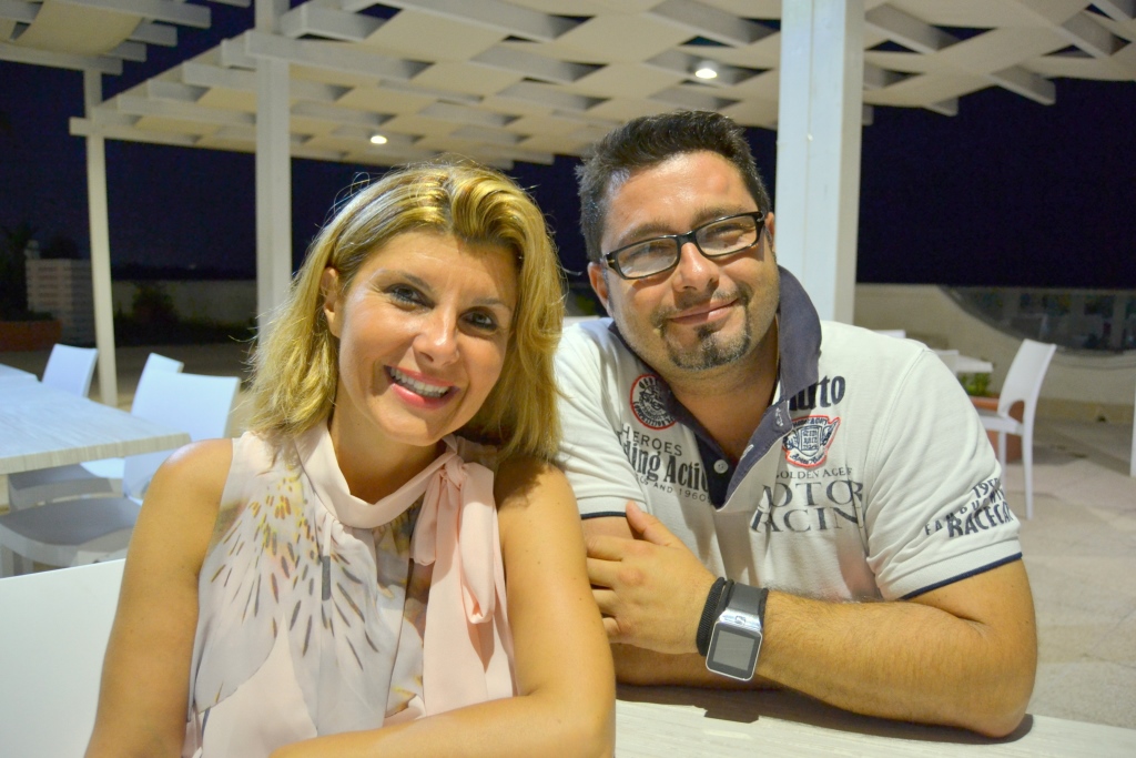 Annalisa e Marcello Carrino, proprietari del Sun Bay