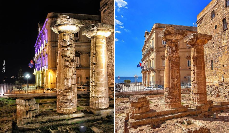 colonne del Tempio Dorico di Taranto